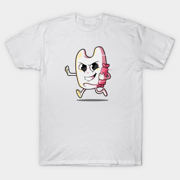 Tooth Candy! T-Shirt by pedrorsfernandes